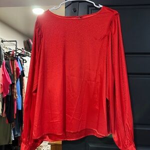 Elegant Red Women's Top
